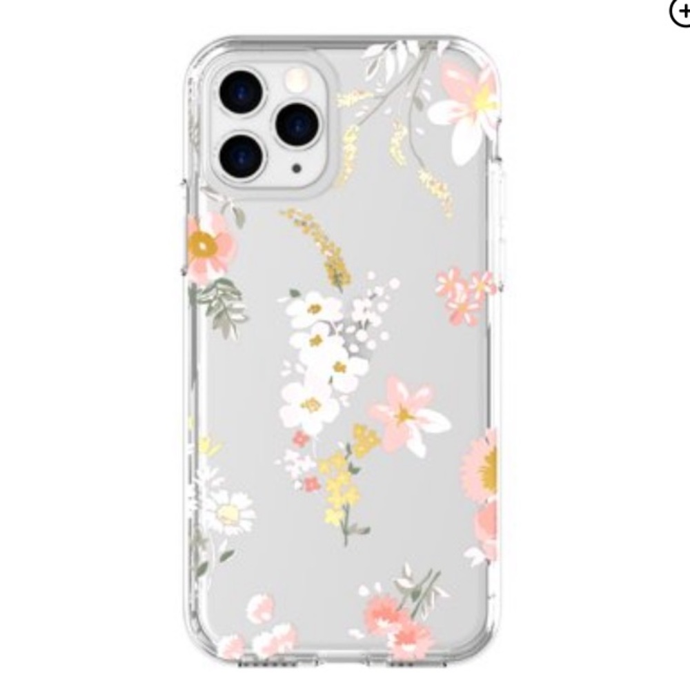 💜iPhone 11 Pro Max Clear Flower Phone Case